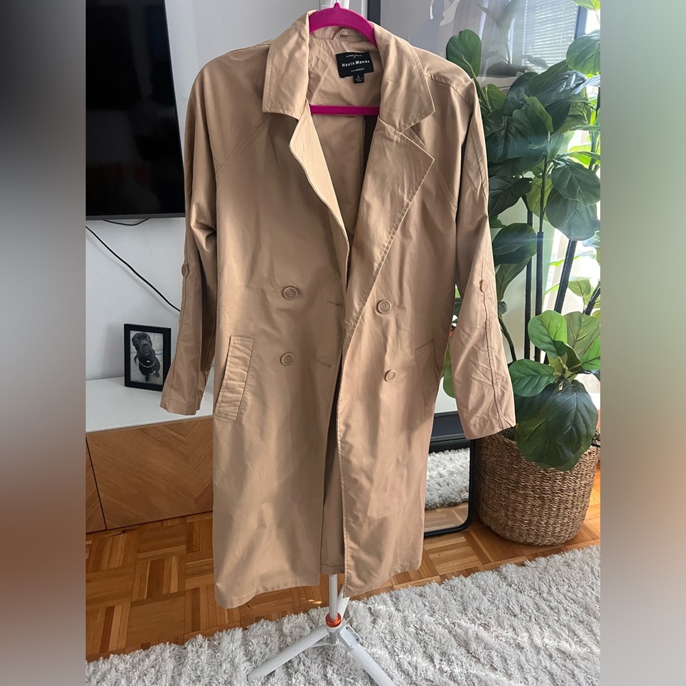 Long trench jacket
